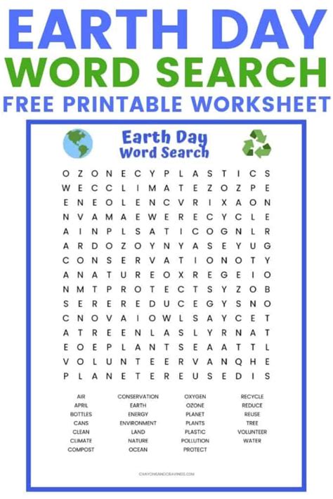 earth day 2024 activities for students